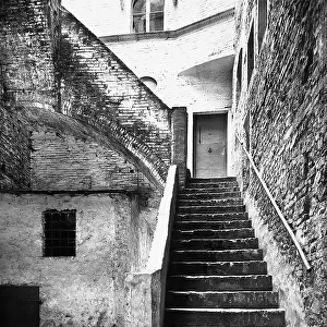 Medieval staircase in Via Bartolo, Perugia