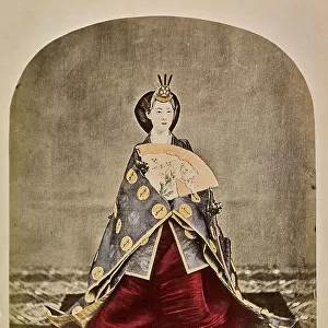 Portrait of empress Shōken, consort of the Emperor Meiji of Japan