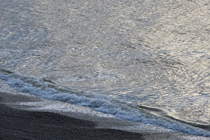 Coast Prints: Beach and North Sea at Weybourne Norfolk spring