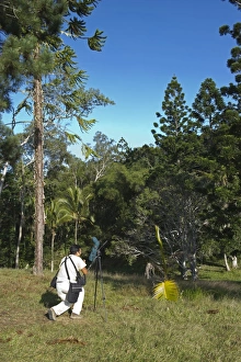 Birdwatchers in Varirata National Park Papua New Guinea