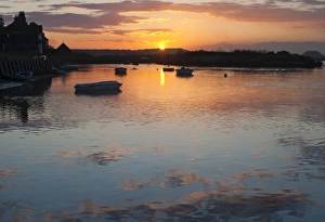 Burnham Deepdale at high tide winter Norfolk