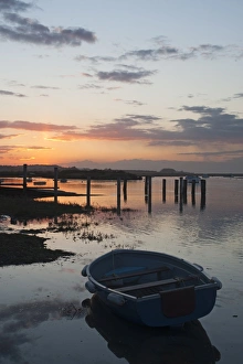 Burnham Deepdale at high tide winter Norfolk
