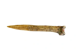 Dagger made of Cassowary bone Papua New Guinea
