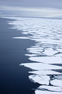Edge of broken pack ice - Brash Ice in Weddell Sea Antarctic Edge of broken pack ice - Brash Ice in Weddell Sea Antarctic