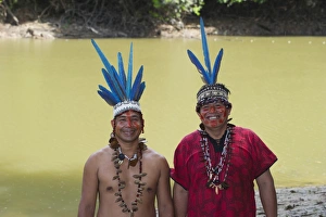Guillermo Rodriguez Gomez Shaman for the Bora trible with his assistant (red shirt) Guillermo Rodriguez Gomez Shaman for the Bora trible with his assistant (red shirt)