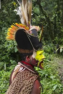 People Prints: Huli Wigman Hale Johu from Tari Southern Highlands Papua New Guinea
