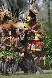 : Huli Wigmen from the Tari Valley in the Southern Highlands of Papua New Guinea