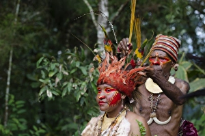 Juiwika Tribe from Western Highlands at Sing-sing at the Paiya Show in Western Highlands
