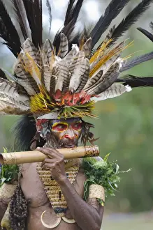 Juiwika Tribe from Western Highlands at Sing-sing at the Paiya Show in Western Highlands