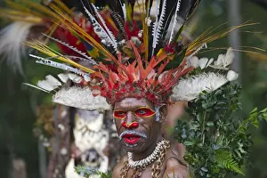 Juiwika Tribe from Western Highlands at Sing-sing at the Paiya Show in Western Highlands