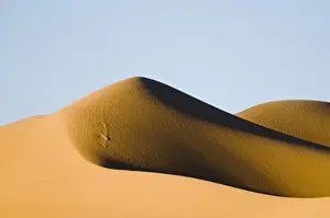 Khongoryn Els sand dunes in southern Gobi Desert Mongolia winter