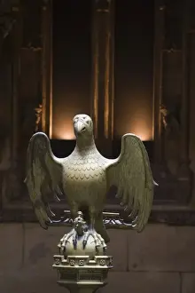 Eagle Prints: Lectern from church of Notre Dame, Hal Belgium dating to late 15th century