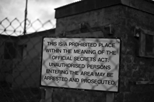 Prints of Ministry of Defence keeop out notice Unst Shetland Images Dated 2010 June: Ministry of Defence keeop out notice Unst Shetland