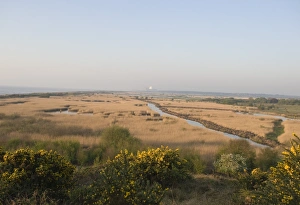 Minsmere RSPB Reserve viewed from Dunwich Heath Suffolk April Minsmere RSPB Reserve viewed from Dunwich Heath Suffolk April