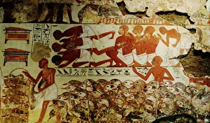 Mural from tomb-chapel of Nebamun at Thebes Egypt. Nebamun was an Ancient Egyptian Nobleman Mural from tomb-chapel of Nebamun at Thebes Egypt. Nebamun was an Ancient Egyptian Nobleman