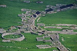 The Old Village on Hirta, St Kilda, Scotland, summer