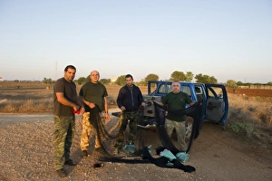 Seargeant Kyriacos Elia and team from Sovereign Base Area Police at Deleleia with Seargeant Kyriacos Elia and team from Sovereign Base Area Police at Deleleia with