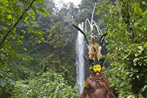 Timan Tumbu a Huli Wigman from the Tari Valley Highlands Papua New Guinea dressed Timan Tumbu a Huli Wigman from the Tari Valley Highlands Papua New Guinea dressed