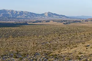 California Prints: View across the desert in Anza-borrego Desert State Park California April